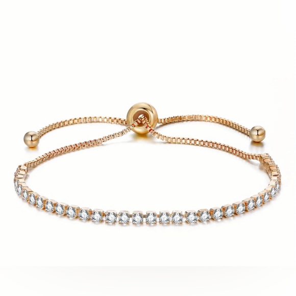 **Buy 4 Get 1 Free. $5 items only!  Gold Plated Adjustable Bracelet. - Picture 2 of 3